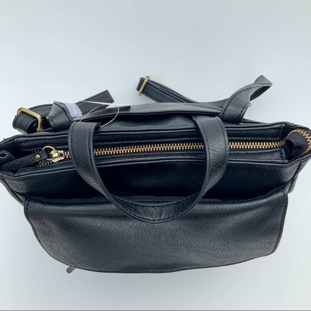 NWT RELIC by FOSSIL leather Brianna black backpack - Picture 11 of 14